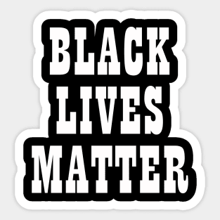 Black lives matter Sticker